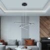 Suspension LED pour Salon Minimaliste - Luminaire Discret et Efficace