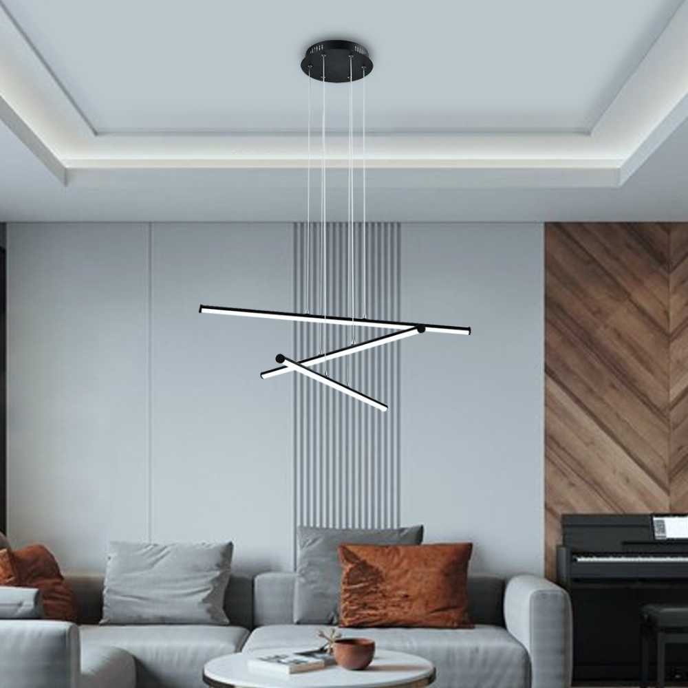 Suspension LED pour Salon Minimaliste - Luminaire Discret et Efficace