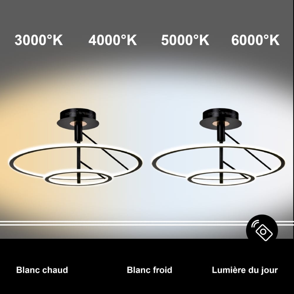 Schéma Réglage Température LED Dimmable - Plage de 3000K à 6000K