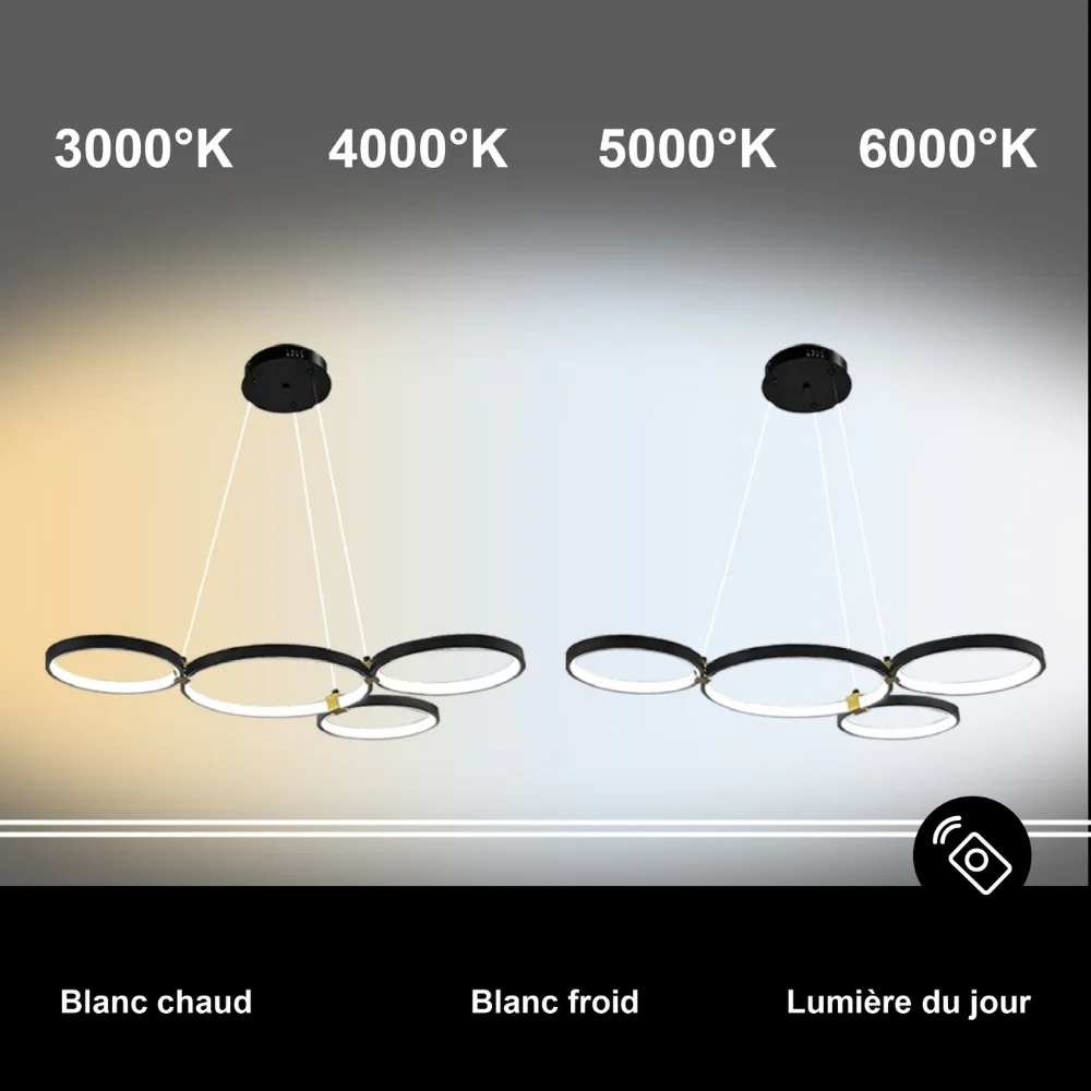 Schéma Réglage LED Dimmable - Passage de 3000K à 6000K