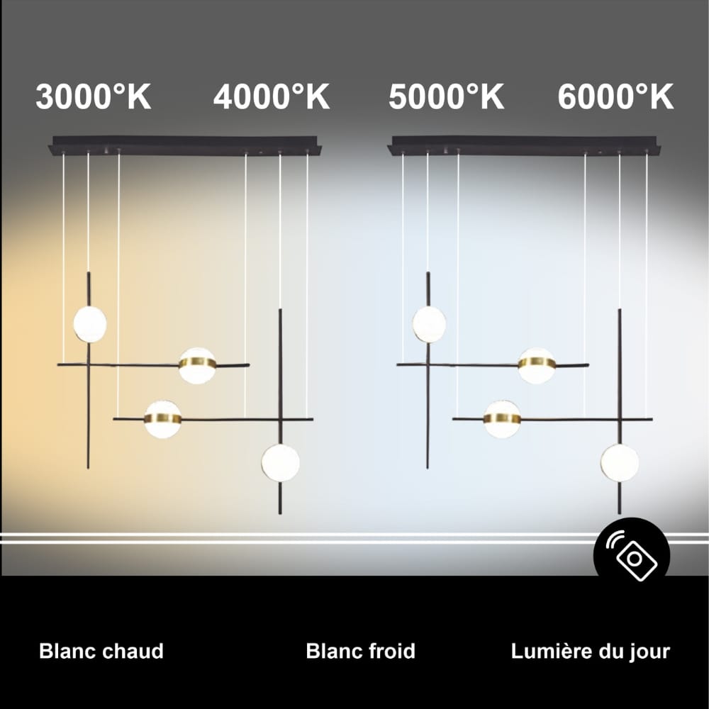 Schéma LED Dimmable - Réglage Température entre 3000K et 6000K