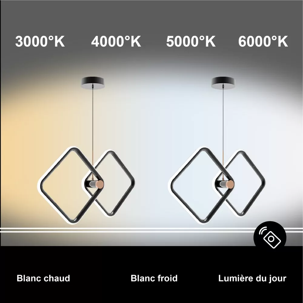 Schéma Réglage Température LED - 3000K à 6000K