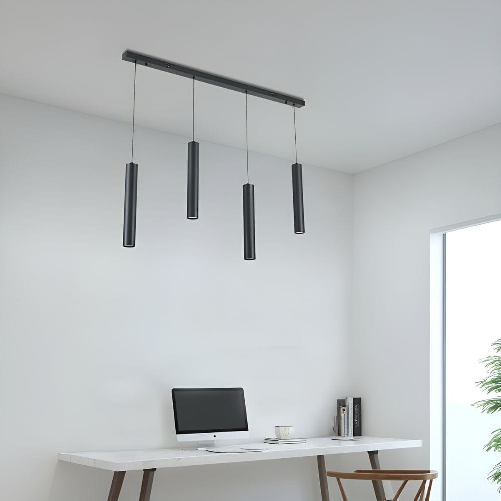 Suspension LED minimaliste pour une chambre élégante